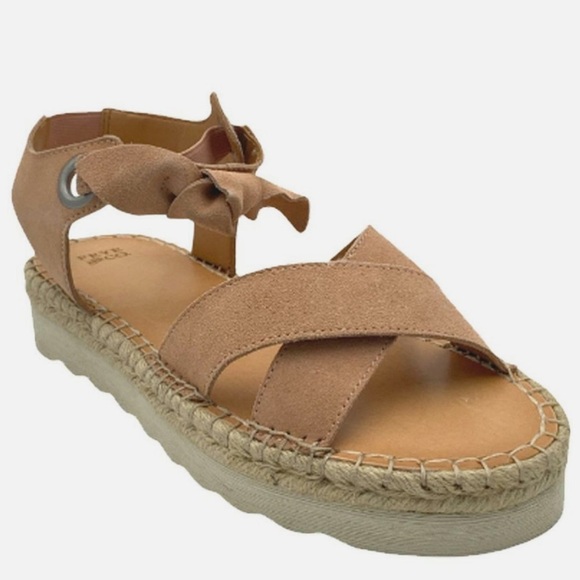 Frye Womens Lula Bow Espadrilles Sandals Pink 6.5 - Picture 4 of 10